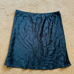 Madewell Satin Mini Slip Skirt